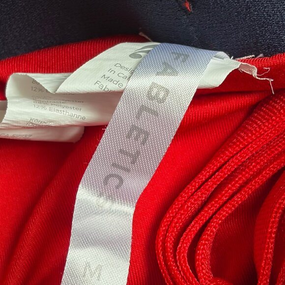 Fabletics Heritage Dolphin Shorts 2” (Heated Red / Deep Navy) - Size Medium - Picture 7 of 12